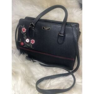 Kate Spade Reese Laurel Way bag with flower Embellishments